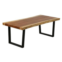 SHUMEE Konferenční stolek masivní dřevo suar 102 × 54 × 41 cm, 337988