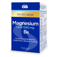 GS Magnesium citrát 1340mg+B6 tbl.50+50