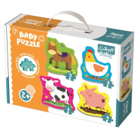 Baby puzzle Zvířata na farmě 4v1