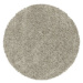 Ayyildiz koberce Kusový koberec Sydney Shaggy 3000 natur kruh Rozměry koberců: 120x120 (průměr) 