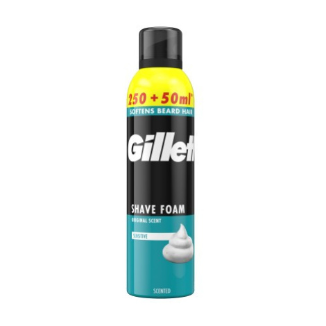 Gillette Classic pěna na holení Sensitive 300 ml