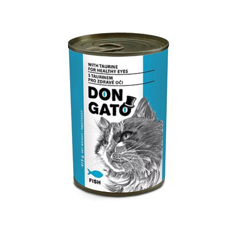 Don Gato Konzerva pro kočky s rybou 6 × 415 g