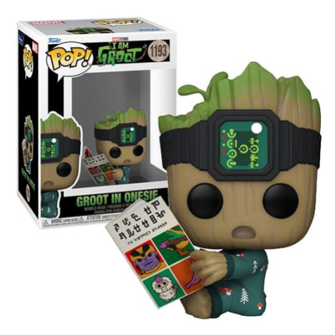 Figurka I Am Groot - Groot in Onesie with Book Funko POP!