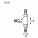 PAULMANN URail spojka T 104x62mm max. 1000W bílá