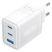 Nabíječka Vention, Wall charger, FERW0-EU,  2xUSB-C, USB- A, 65W/65W/30W, GaN (white)