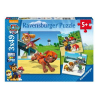 Ravensburger Puzzle Tlapková Patrola - Psí tým/3x49 dílků