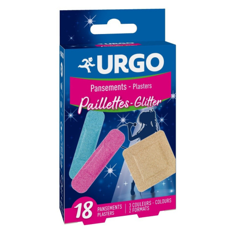 URGO GLITTER třpytivé dětské náplasti 18ks