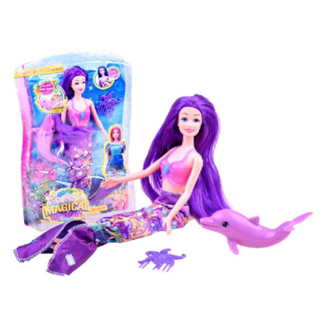 Mořská víla v kouzelných šatech - fialová Toys Group