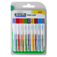 GUM Trav-ler mezizubní kartáčky MIX (0.6-2.6mm), 9 ks