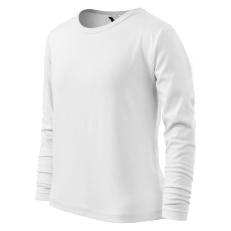 Malfini FIT-T LS121 tričko dětské dlouhý rukáv bílé