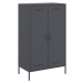 vidaXL Skříň highboard antracitová 68 x 39 x 113 cm ocel