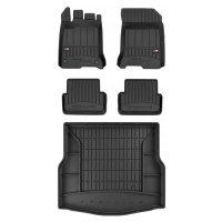 Set 3D gumové autokoberce rohož Renault Laguna 3 Hb 2007-2015 bw