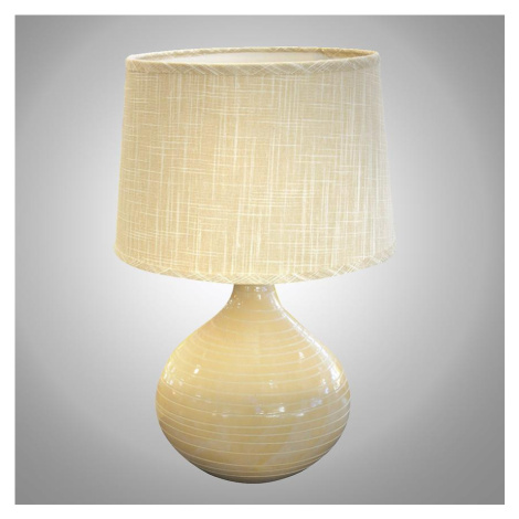 Stolní lampa krémová d2518a BAUMAX