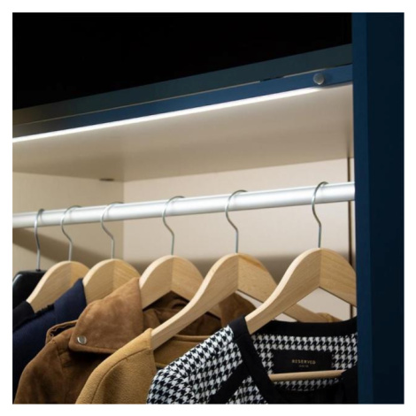 FUTURA PIR nábytkové rohové svítidlo do skříně s čidlem vpravo, Teplá bílá, délka 40cm LED21