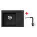 Sinks RIM 650 L Granblack + Mix 3 P GR