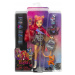 Monster High Panenka Toralei Stripes HHK57 Mattel Pejsek Batoh Doplňky