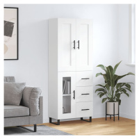 vidaXL Skříň highboard bílá 69,5 x 34 x 180 cm kompozitní dřevo