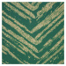 Povlečení METALICO II. zelená 100% saténová bavlna 1x 220x200 cm, 2x povlak 70x80 cm francouzské