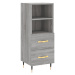 vidaXL Skříň highboard šedá sonoma 34,5 x 34 x 180 cm kompozitní dřevo