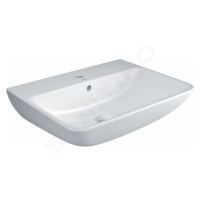 DURAVIT ME by Starck Umyvadlo 600x460 mm, s přepadem, s otvorem pro baterii, bílá 2335600000