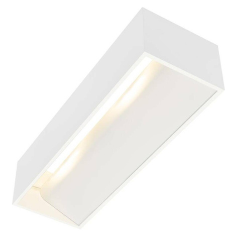 SLV BIG WHITE LOGS IN L Indoor, nástěnné LED svítidlo, černé/mosazné, 3000K, TRIAC, stmívatelné 