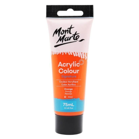 Mont Marte Akrylová barva 75ml - oranžová (Orange), tuba