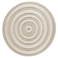 Krémový koberec Mint Rugs Handira Circle, ⌀ 160 cm