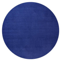 Hanse Home Collection koberce Kusový koberec Fancy 103007 Blau - modrý kruh - 133x133 (průměr) k
