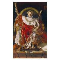 Obrazová reprodukce Napoleon I (1769-1821) on the Imperial Throne, 1806, Ingres, Jean Auguste Do