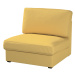Dekoria Potah na neskládací křeslo IKEA Kivik, matně žlutá, křeslo Kivik, Cotton Panama, 702-41