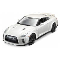 Bburago Plus Nissan GT Rbílá metalíza 1:24