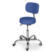 HABYS® Kosmetická židle s opěradlem HABYS® Stella Pro Barva: modrá (#23) - Vinyl Flex