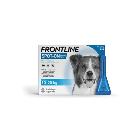 Frontline spot-on pro psy M (10 - 20 kg) 3 × 1,34 ml