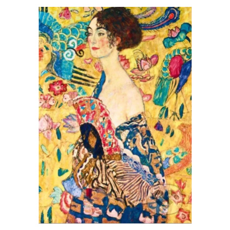 Gustav Klimt: Dáma s vejárom, 1918 - puzzle z kategorie Umělecké