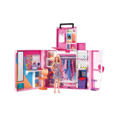 Barbie módní šatník snů s panenkou Mattel