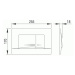 Liv-Fluidmaster Wc set Square Core podmítková nádrž do bytového jádra, rimless mísa, sedátko a b