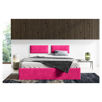 Eka Čalouněná postel Lucy - 180x200 cm Barva látky Trinity: (2310) Růžová, Úložný prostor: Bez ú