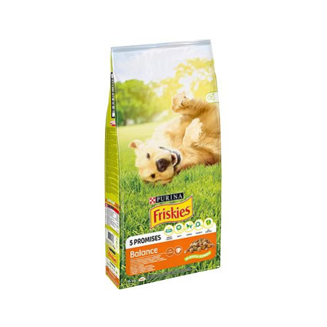 Friskies Balance s kuřetem a zeleninou 15 kg