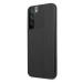 AMG AMHCS22SBLSCA hard silikonové pouzdro Samsung Galaxy S22 5G black Carbon Stripe & Embossed