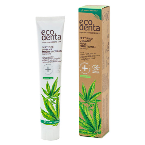ECODENTA Organic Hemp zubní pasta s konopným olejem, 75ml