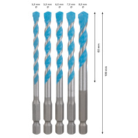Sada víceúčelových vrtáků HEX-9 Bosch EXPERT MultiConstruction Dostupné varianty: 5dílná sada ví