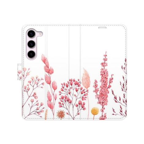 iSaprio flip pouzdro Pink Flowers 03 pro Samsung Galaxy S23 5G