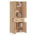 vidaXL Skříň highboard dub sonoma 69,5 x 34 x 180 cm kompozitní dřevo