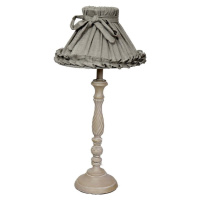 Stolní lampa Antic Line Romance Grey, výška 78 cm