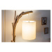LuxD 21450 Designová stojanová lampa Arielle, 163 cm, náplavové dřevo