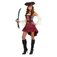 Amscan Dámský kostým - Přitažlivá pirátka Velikost - dospělý: S