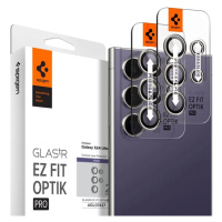 Ochranné sklo Spigen Glass tR EZ Fit Optik Pro 2 Pack, violet - Samsung Galaxy S24 Ultra (AGL074