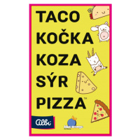 Taco, kočka, koza, sýr, pizza