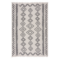 Flair Rugs koberce Kusový koberec Deuce Edie Recycled Rug Monochrome/Black - 120x170 cm