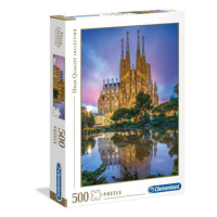 Clementoni Puzzle 500 dílků Barcelona Sagrada Familia